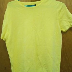 Yellow tee